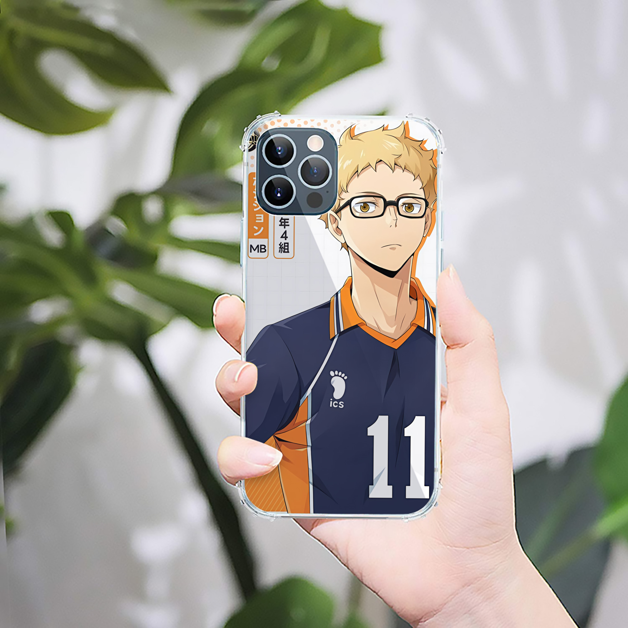 （画像用） ハイキュー!! Haikyu!! 【iPhone 12シリーズ対応】透明スマホケース（クリアソフトケース）